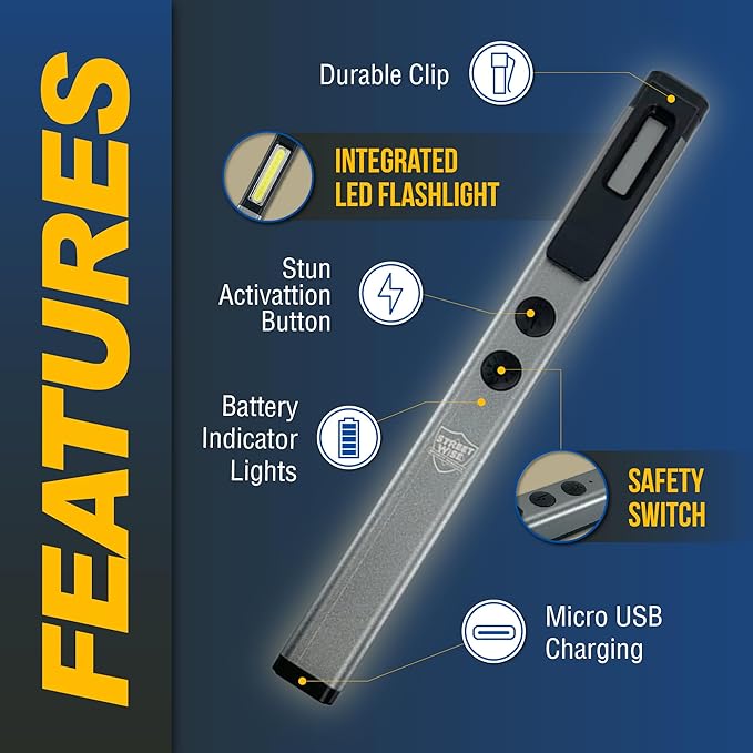 Streetwise Pain Pen 25, 000 Volts Stun Gun - Image 6