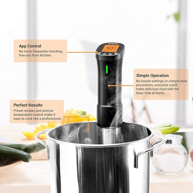 INKBIRD Wifi Sous Vide Cooker, 1000W Sous Vide Machine, Remote Control - Image 4