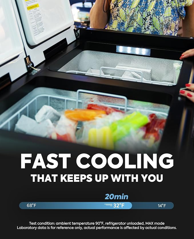 ICECO VL75 ProD Portable Refrigerator, Dual USB & DC 12/24V, AC 110-240V - Image 3