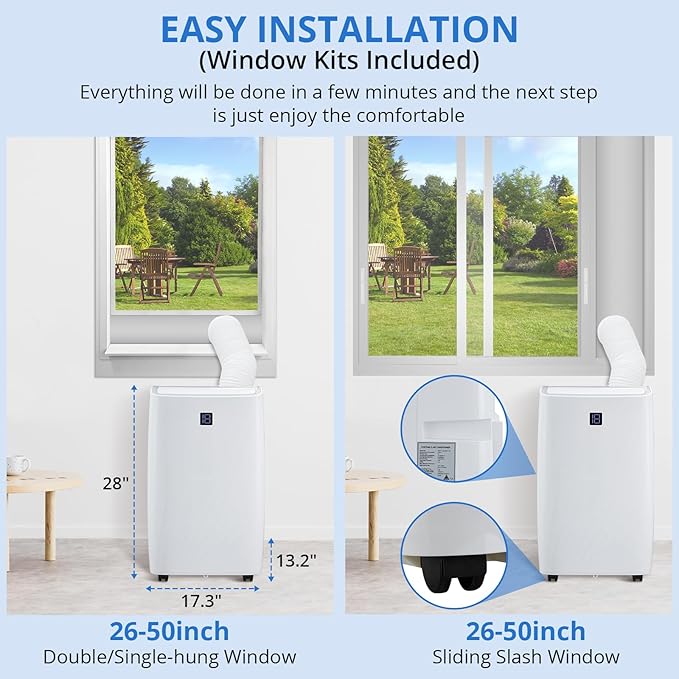 Portable Air Conditioners 14, 000 BTU, Portable AC Units - Image 2