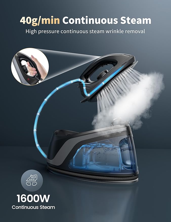Sundu Iron Steamer for Clothes, 1600W Steam Station Professional Steam Iron For - Image 2