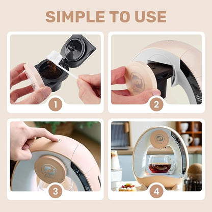 Single Serve Coffee Maker, Fast Brew in 2 minutes, Stylish＆Compact Design - Image 7