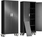 71" H Metal Garage Storage Cabinet, Rolling Tool Cabinet by erosoei
