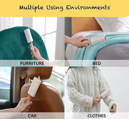 HapChron Extra Sticky Lint Roller Refills Only, Total 600 Easy Tear Sheets - Image 4