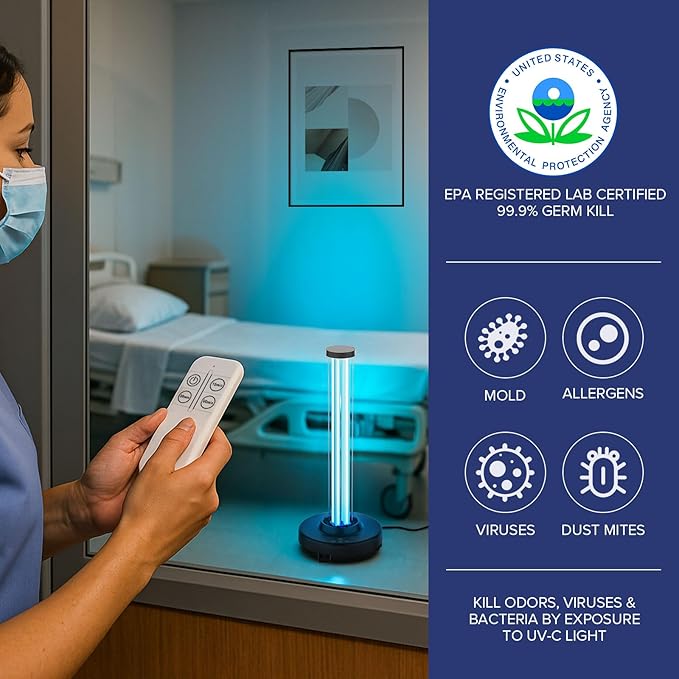 SANSI 100W UVC Disinfection Cart - Image 8