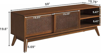 LKTART Mid Century Modern TV Stand - Image 2