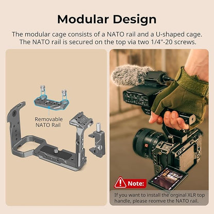 SmallRig FX3 / FX30 HawkLock Quick Release Camera Cage Kit - Image 3