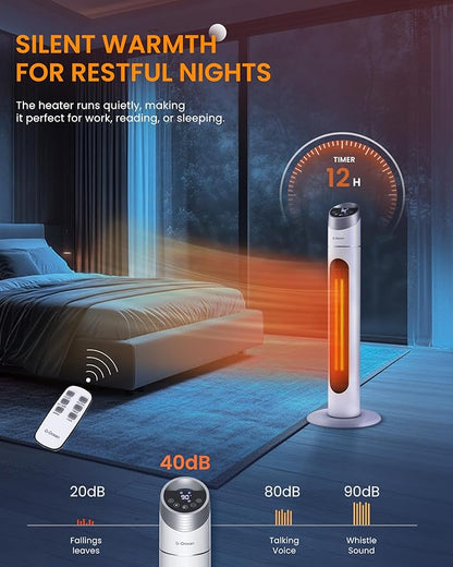 Space Heater, 1500W Tower Heater - Image 7