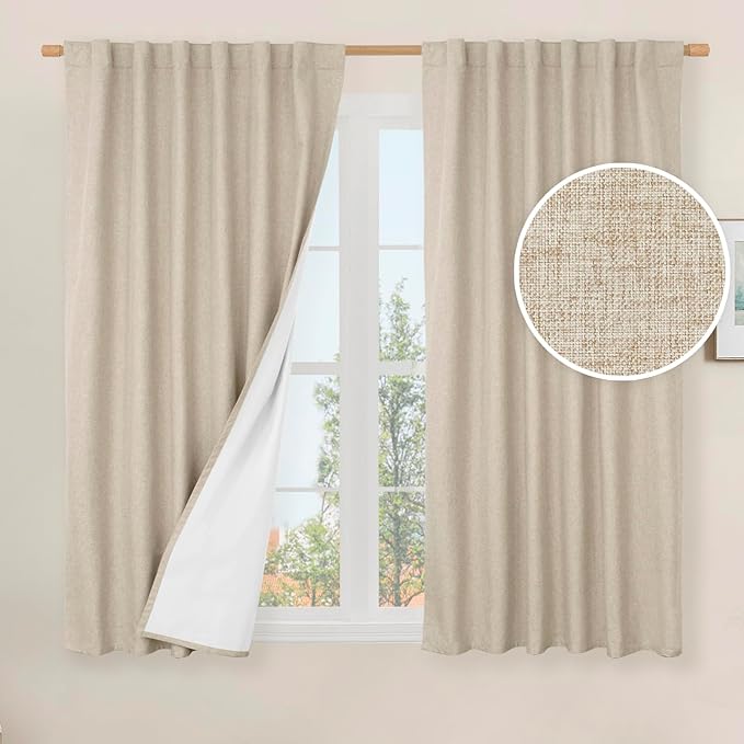 LAMIT 100% Blackout Window Curtains by LAMIT