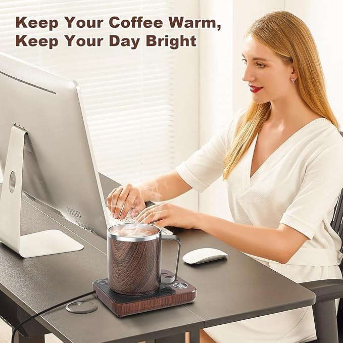 Coffee Mug Warmer & Mug Set for Desk, Smart Coffee Cup Warmer - Image 4