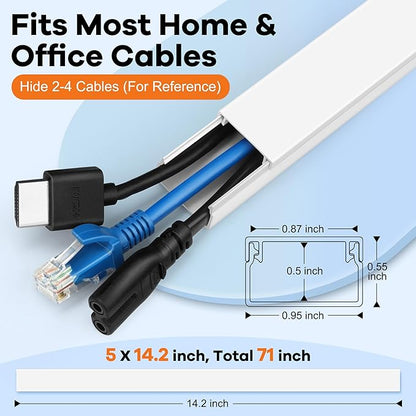 ZhiYo Cord Hider 71in, Cord Covers - Image 3