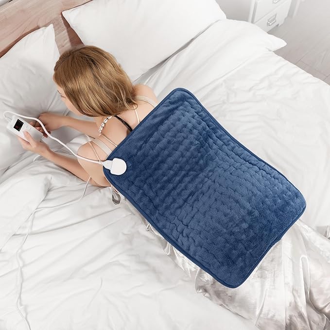 Portable Heating Pad for Neck, Back & Shoulder, Moist Heat Option & Auto by ZUODUN