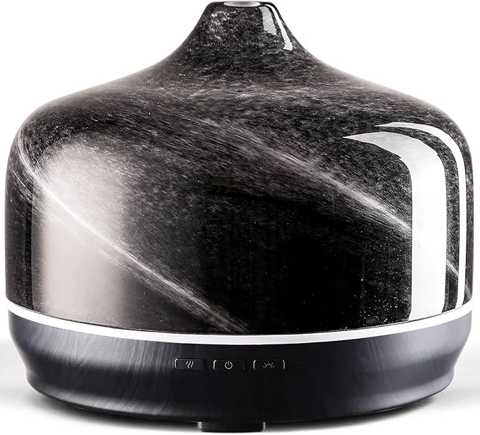 Porseme 500ml Glass Essential Oil Diffuser Aromatherapy Ultrasonic Cool Mist by Porseme