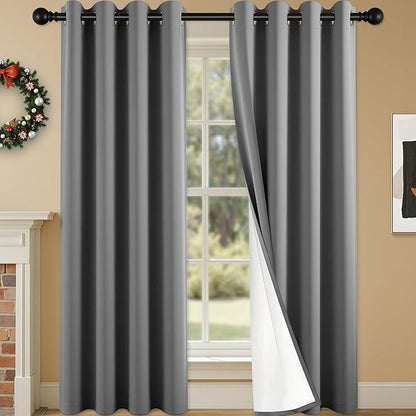 100% Blackout Curtains 108 Inch Length by Unknown