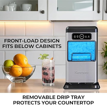 Kenmore Countertop Ice Maker Nugget Machine – Portable Self-Cleaning Máquina de - Image 4