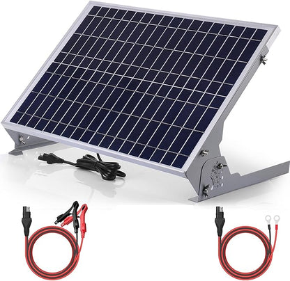 SUNER POWER 12V 30W Solar Battery Charger Maintainer, Built-in UltraSmart MPPT by SUNERPOWER