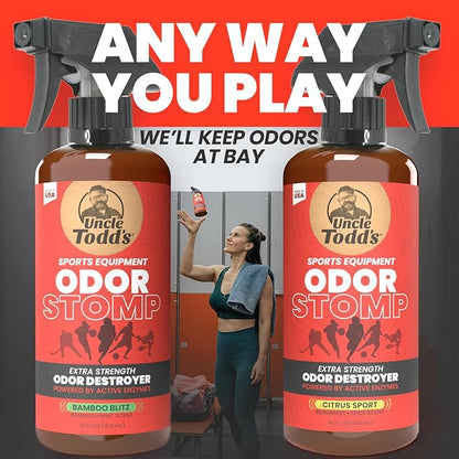Uncle Todd’s Odor Stomp Sports Equipment Odor Eliminator Spray - Image 7