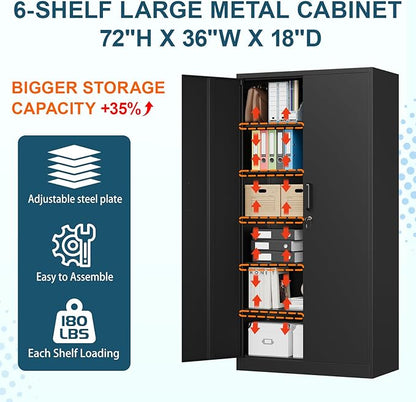 MIIIKO Metal Storage Cabinet - Image 5