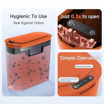 TIPGO Automatic Motion Sensor Bathroom Trash Can - Image 6