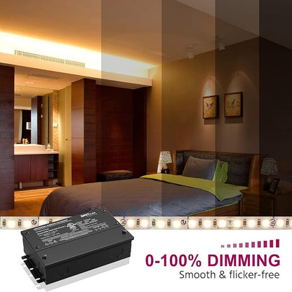 EMITEVER 30W Dimmable LED Driver, 24V Triac Dimmable Power Supply, AC to DC - Image 6