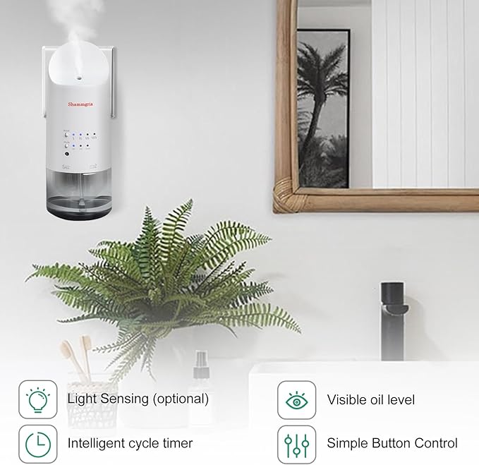 2026 Plug-in Essential Oil Diffuser – Waterless Scent Diffuser, Smart Wall - Image 2