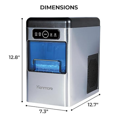 Kenmore Countertop Ice Maker Nugget Machine – Portable Self-Cleaning Máquina de - Image 7