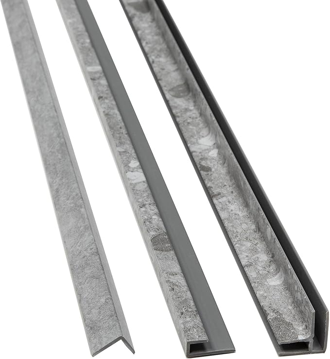 Palisade 78in x 60in x 32in Waterproof Vinyl Shower Surround Kit - Image 8