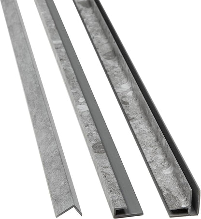 Palisade 78in x 60in x 32in Waterproof Vinyl Shower Surround Kit - Image 8