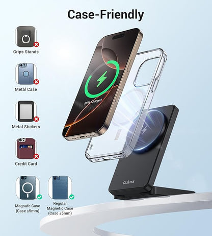 Folding Wireless Charging Stand, Magnetic 15W Fast Charging Station Mag-Safe - Image 6