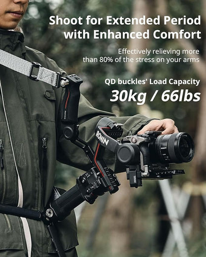 SmallRig RS3 RS2 Weight-Reducing Shoulder Strap Compatible - Image 3