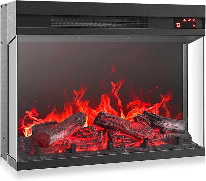 BELLEZE 23" Electric Fireplace by BELLEZE