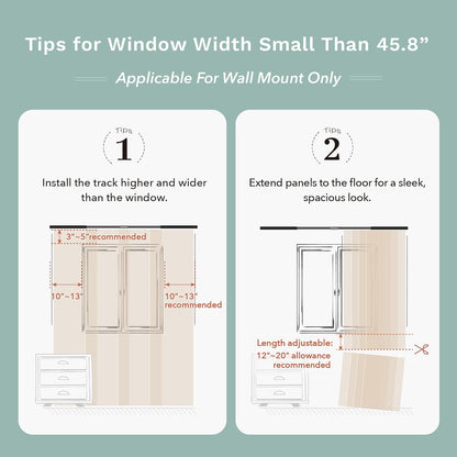 Panel Blinds Room Divider 45.8"-86" x 96", Airo | Fabric Panel Room Dividers for Sliding Glass and Closet Doors with Adjustable Track and Trimmable Panels