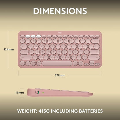 Logitech Pebble Keys 2 K380s, Slim and Portable, Easy-Switch - Image 9