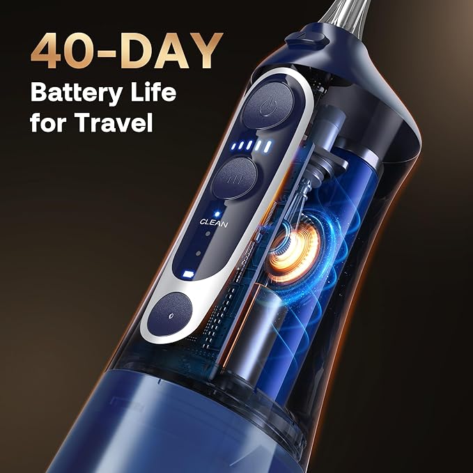 Bitvae Water Dental Flosser Teeth Pick, Cordless Flosser - Image 6