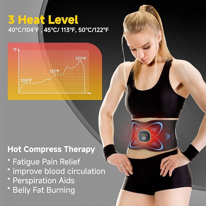 FDA Cleard - EMS/TENS abs Stimulator Abdominal, Electronic Muscle Stimulator - Image 4
