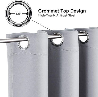 ChrisDowa Grommet Blackout Curtains - Image 2