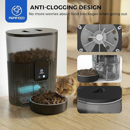 PAPIFEED Automatic Cat Feeder 3.5L/15 Cup ，WiFi Pet Feeder - Image 7
