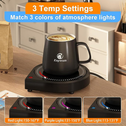 Kepwam Coffee Mug Warmer for Desk, Smart Coffee Warmer - Image 3