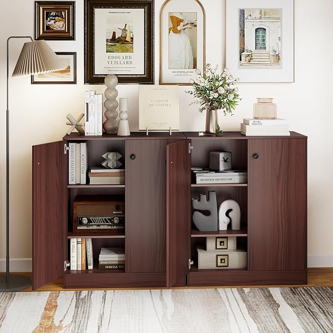 Giantex 2 Door Storage Base Cabinet - Image 8