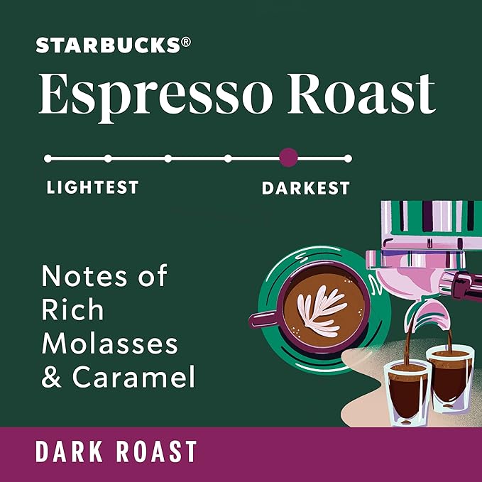 STARBUCKS® Espresso Roast – Ground Coffee 28oz - Image 2