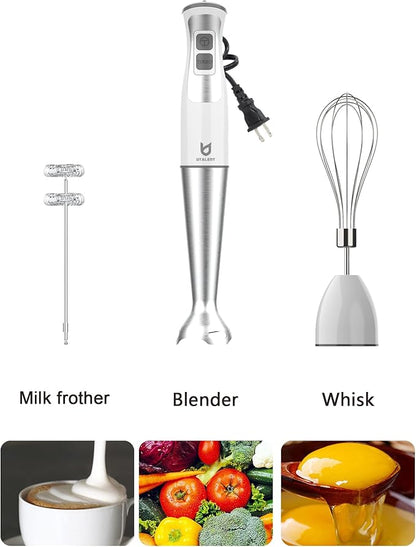 Immersion Hand Blender, UTALENT 3-in-1 8-Speed Stick Blender - Image 3