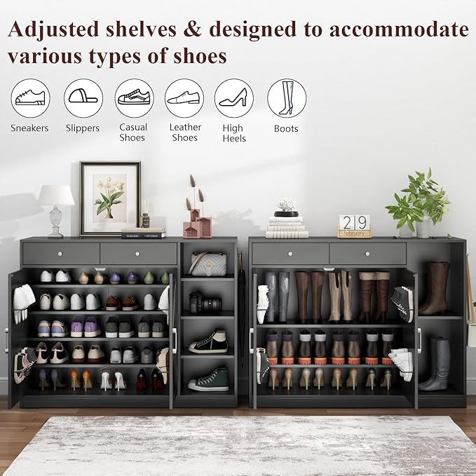 Loomie 5-Tier Shoe Cabinet - Image 6