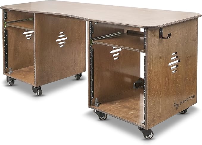 Sound Town DIY Music Studio Rack Desk Workstation - Image 3