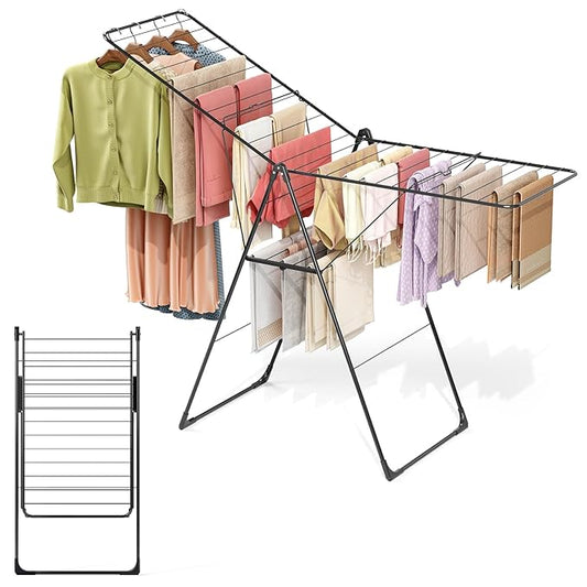 APEXCHASER Clothes Drying Rack, Foldable Oversized Drying Rack Clothing by APEXCHASER