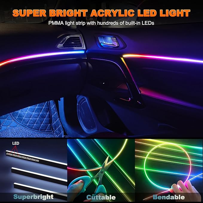 Jushope Acrylic LED Lights - Image 3
