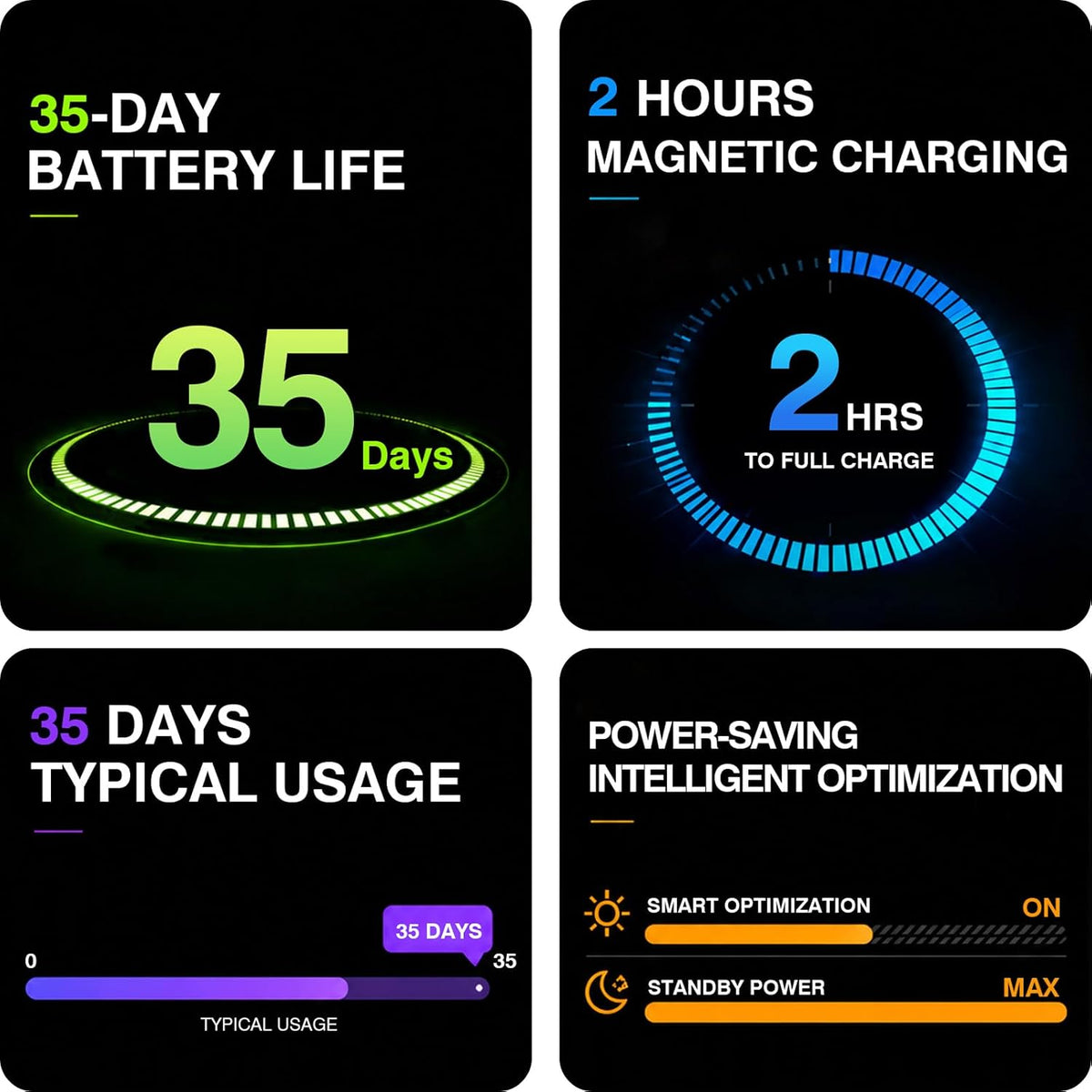 screenless fitness tracker for men women, for ios, side view