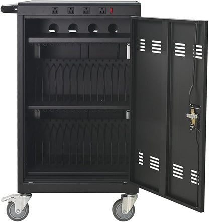 35 Bay Charging Cart for Laptops and Tablets Up to 16.3-inch, Mobile Charging - Image 4
