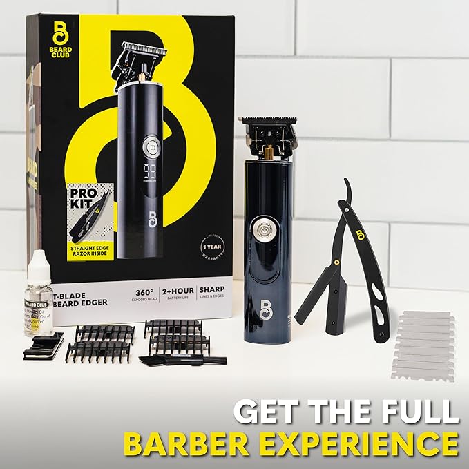 The Beard Club Professional T-Blade Beard Trimmer - Image 8