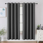 CUCRAF Light Grey Blackout Curtains 72 Inches Long, Thermal Insulated Noise by CUCRAF