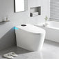 Smart Toilet Bidet with Foot Sensor Flush and Heated Seat, Tankless Toilets by VipbearLiving